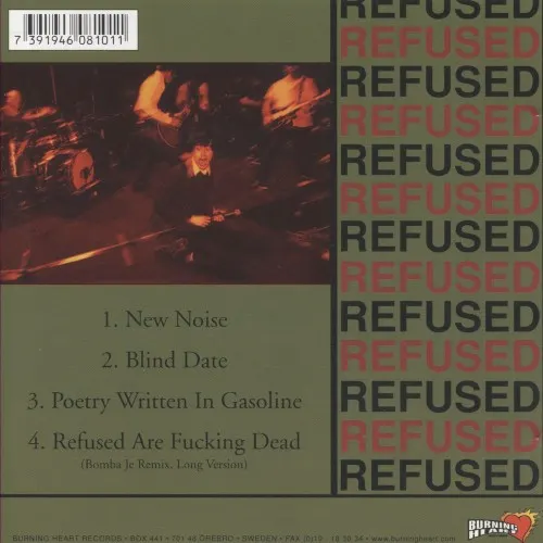 The New Noise Theology E.P. — REFUSED