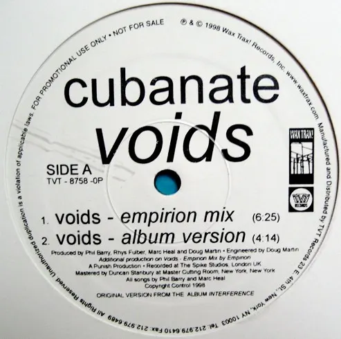 Voids — Cubanate