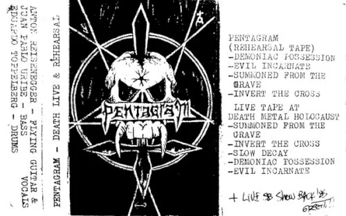 Death Live & Rehearsal — Pentagram