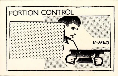 Shot in the Belly — portion control