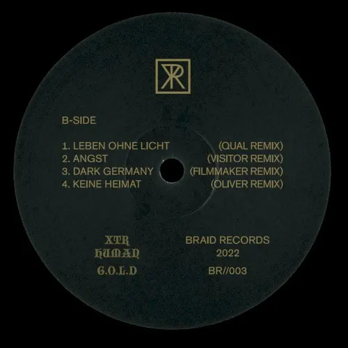 G.O.L.D / Technofossil Remix Split — XTR Human